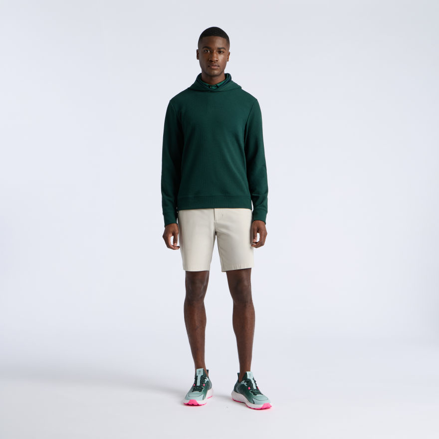PEBBLE QUILTED HOODIE in Pine - Alternate Image 5