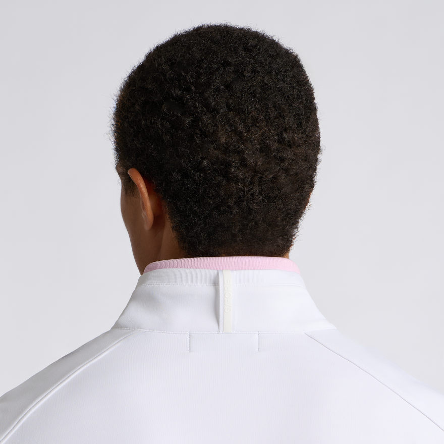 BRUSHED BACK TECH TERRY 1/4 ZIP VEST in Snow - Alternate Image 3