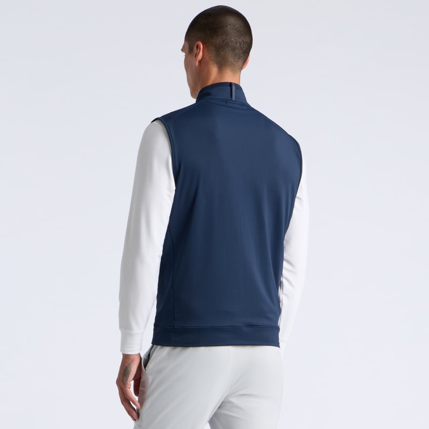 BRUSHED BACK TECH TERRY 1/4 ZIP VEST in Twilight - Alternate Image 5
