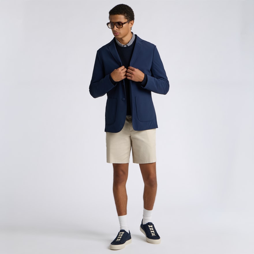 COMPACT STRETCH TRAVEL BLAZER in Twilight - Alternate Image 1