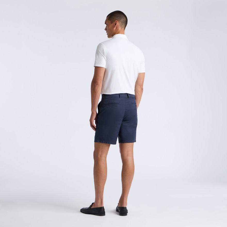 LUXE COTTON BLEND POLO in Snow - Alternate Image 7