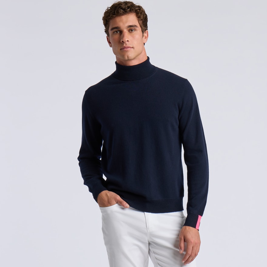 LTD RELEASE CASHMERE TURTLENECK SWEATER in Twilight - Alternate Image 2