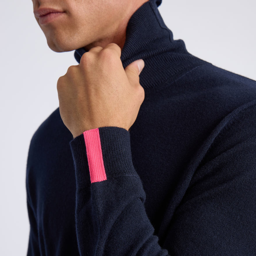 LTD RELEASE CASHMERE TURTLENECK SWEATER in Twilight - Alternate Image 4