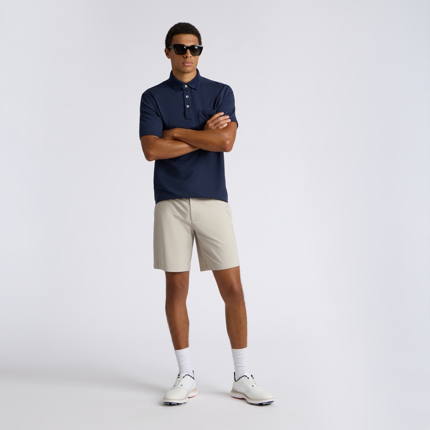 POCKET PIQU&Eacute; POLO in Twilight - Alternate Image 1