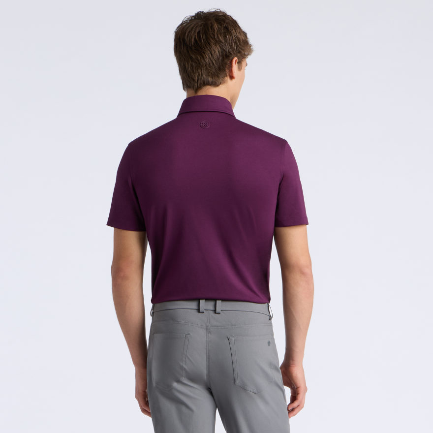 ALL PLAY POLO in DARK PLUM - Alternate Image 3