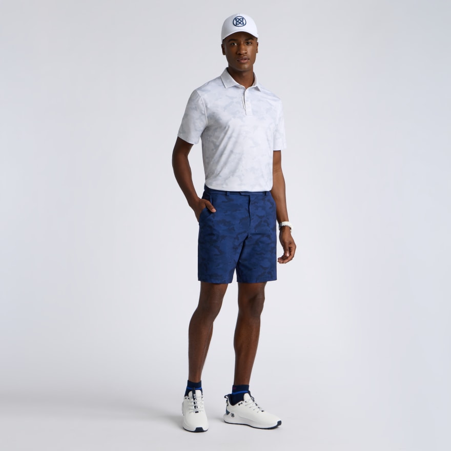 ICON CAMO TECH JERSEY POLO in Snow - Alternate Image 1