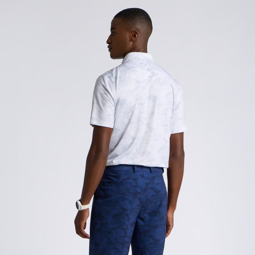 ICON CAMO TECH JERSEY POLO in Snow - Alternate Image 3