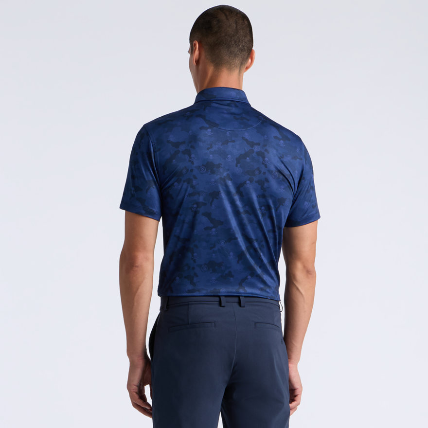 ICON CAMO TECH JERSEY POLO in Twilight - Alternate Image 2