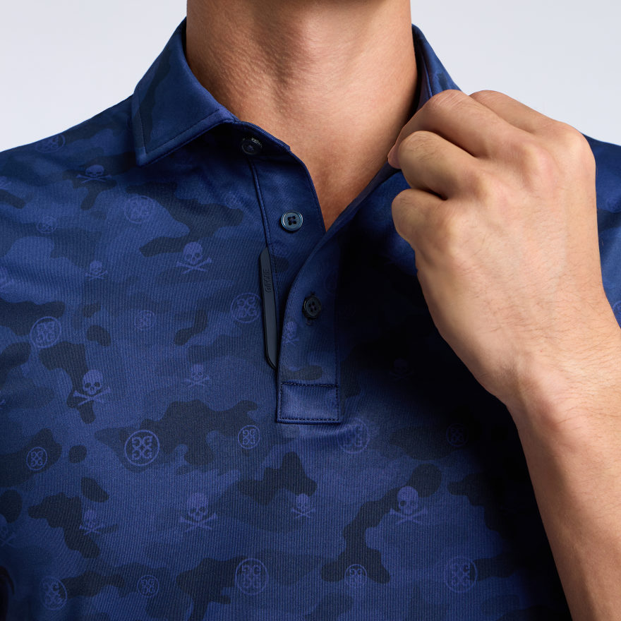ICON CAMO TECH JERSEY POLO in Twilight - Alternate Image 3