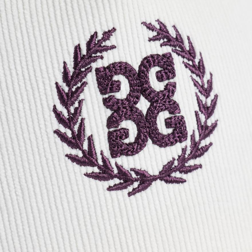 G WREATH CORDUROY LOW PROFILE HAT in CHALK WHITE - Alternate Image 2