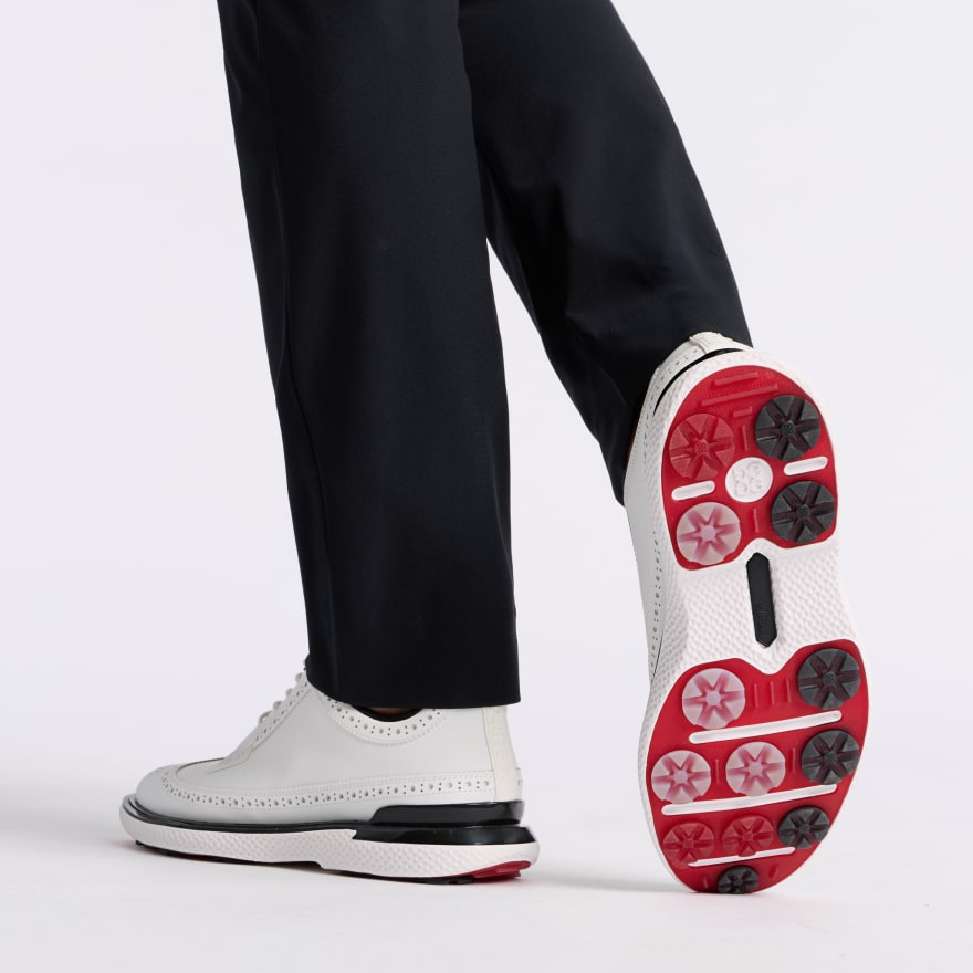 MEN'S GALLIVAN2R LONGWING GOLF SHOE in Snow / Onyx - Alternate Image 5