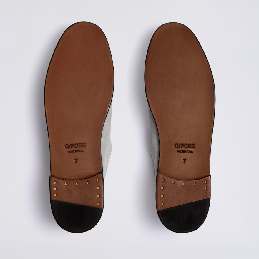 WOMEN'S METAL TEES SUEDE FLEX LOAFER in Nimbus - Alternate Image 3