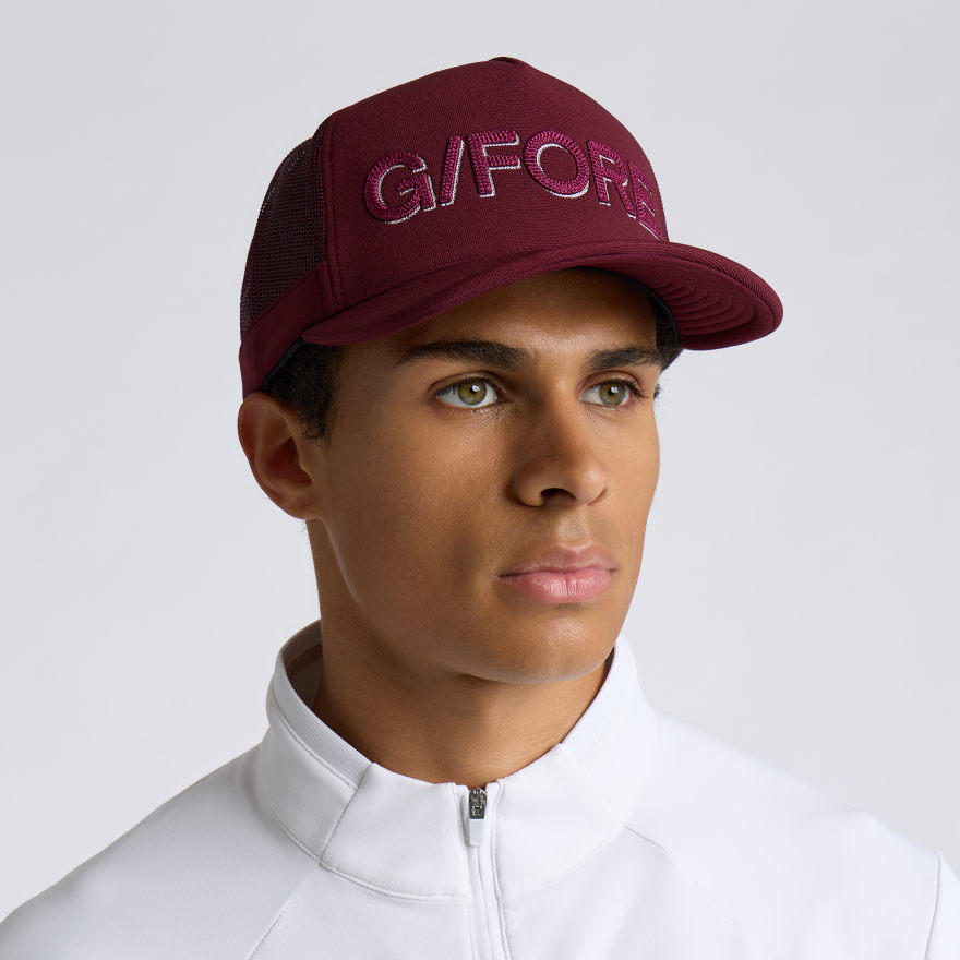 G/FORE SHADOW TRUCKER HAT in DARK PLUM - Alternate Image 2