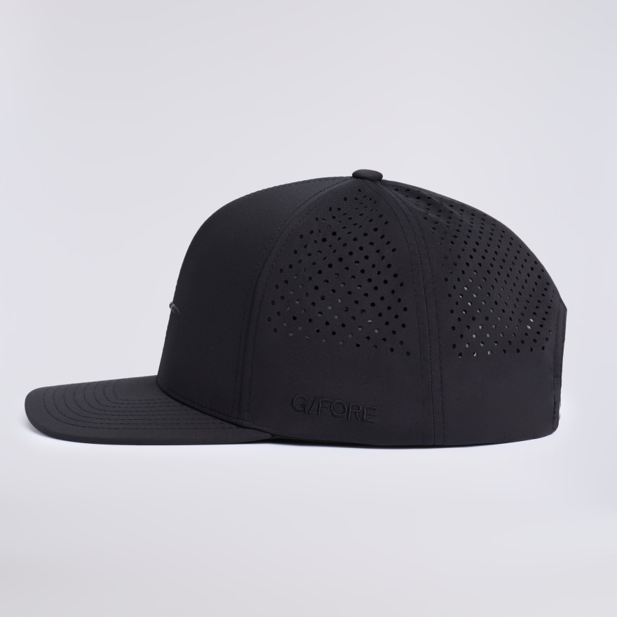 TEE PERFORATED DELTA HAT in Onyx - Alternate Image 6