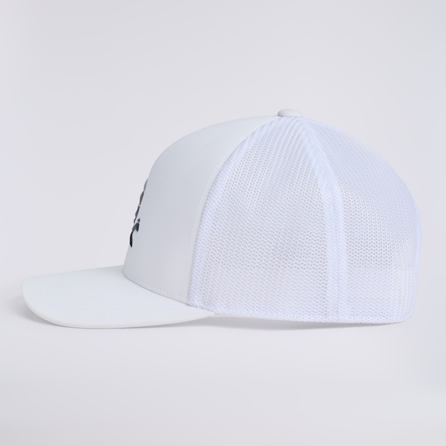 SKULL & TEES MID TRUCKER HAT in Snow - Alternate Image 6