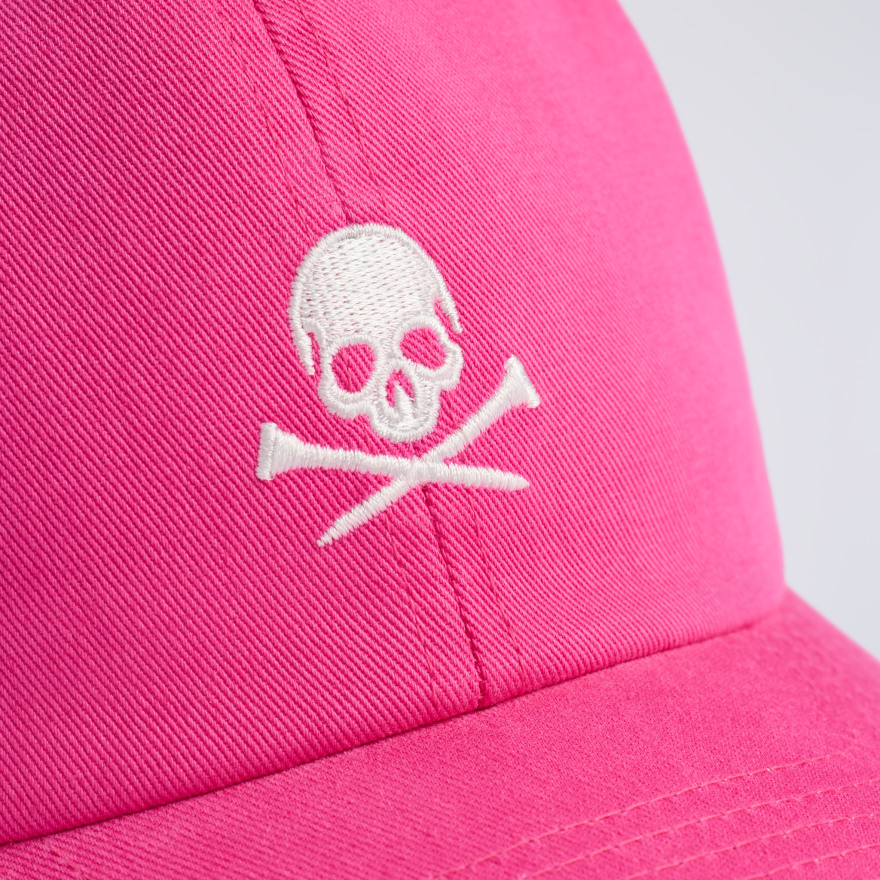MINI SKULL & TEES LOW PROFILE HAT in KNOCKOUT PINK - Alternate Image 1