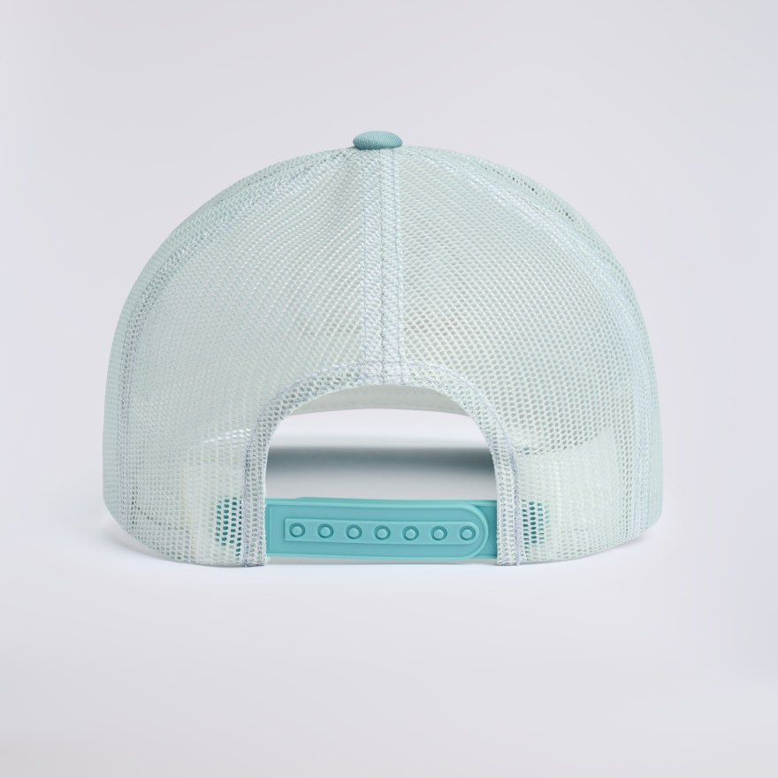 GRADIENT CIRCLE G'S TRUCKER HAT in SNOW / SEA FOAM - Alternate Image 5
