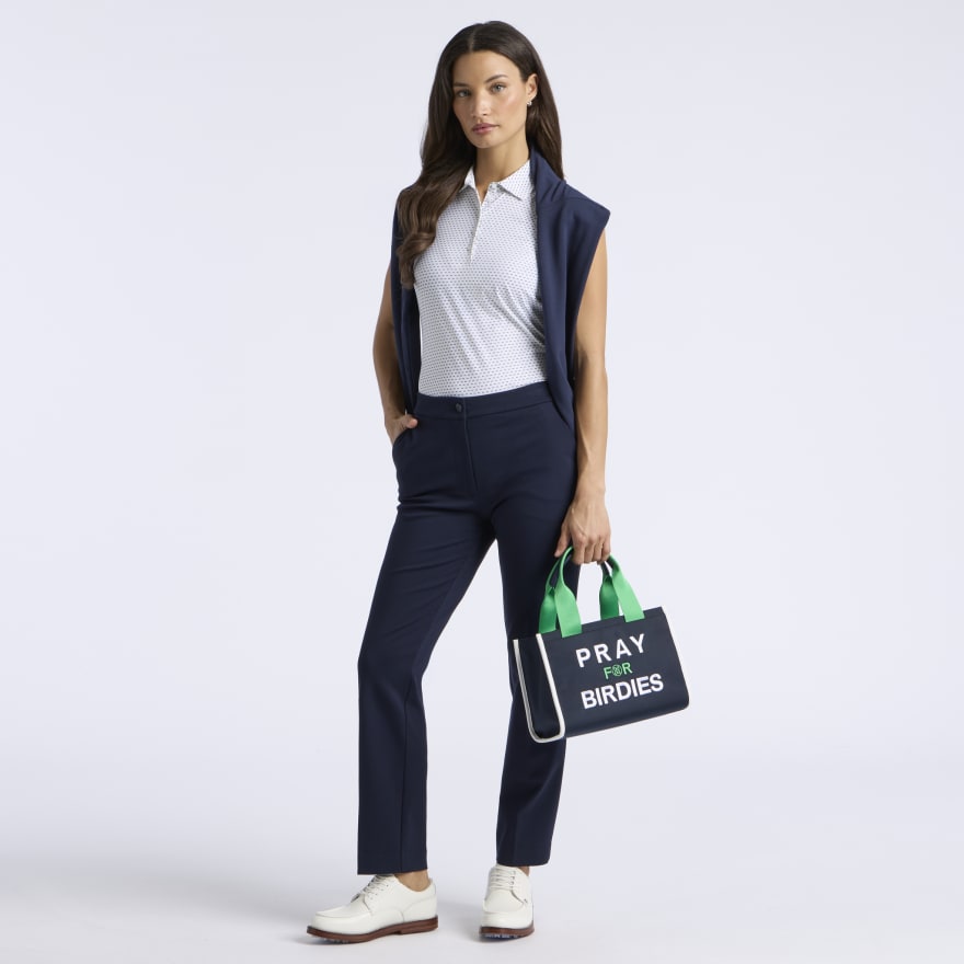 PONTE SLIM FIT TROUSER in Twilight - Alternate Image 1