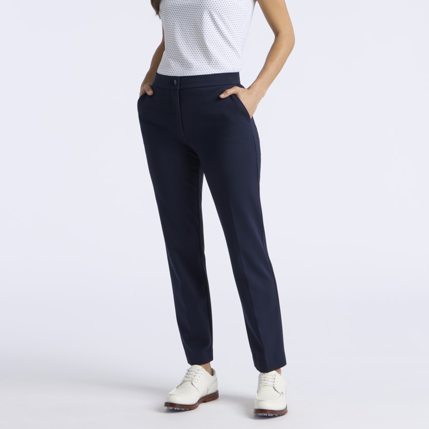 PONTE SLIM FIT TROUSER in Twilight - Alternate Image 2