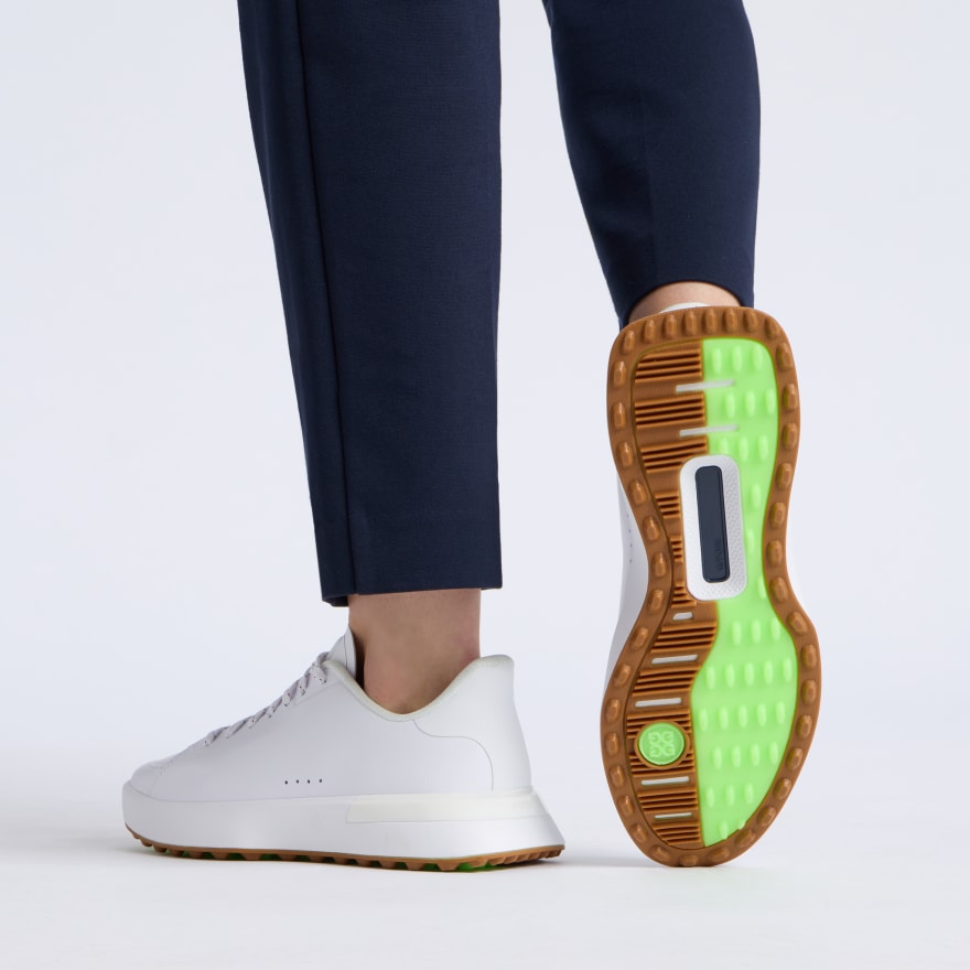 WOMEN'S G.112 PERFORATED GOLF SHOE in Snow - Alternate Image 5