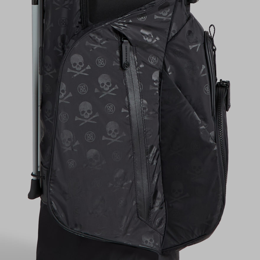 SCRAMBLE SKULL & TEES PARACHUTE CARRY GOLF BAG in Onyx - Alternate Image 4