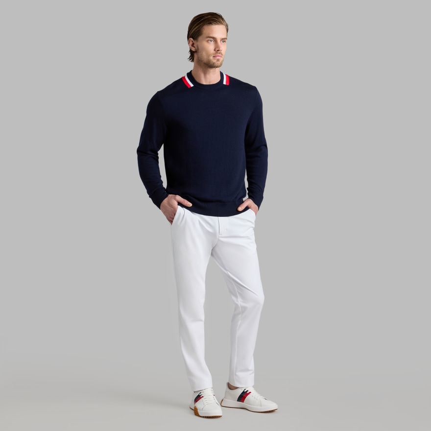 COLOUR BLOCK MERINO WOOL SWEATER - Alternate Image 2