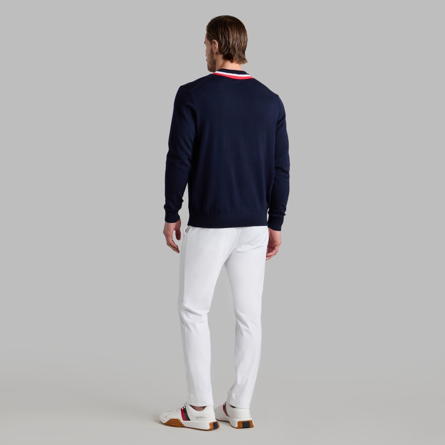 COLOUR BLOCK MERINO WOOL SWEATER - Alternate Image 3
