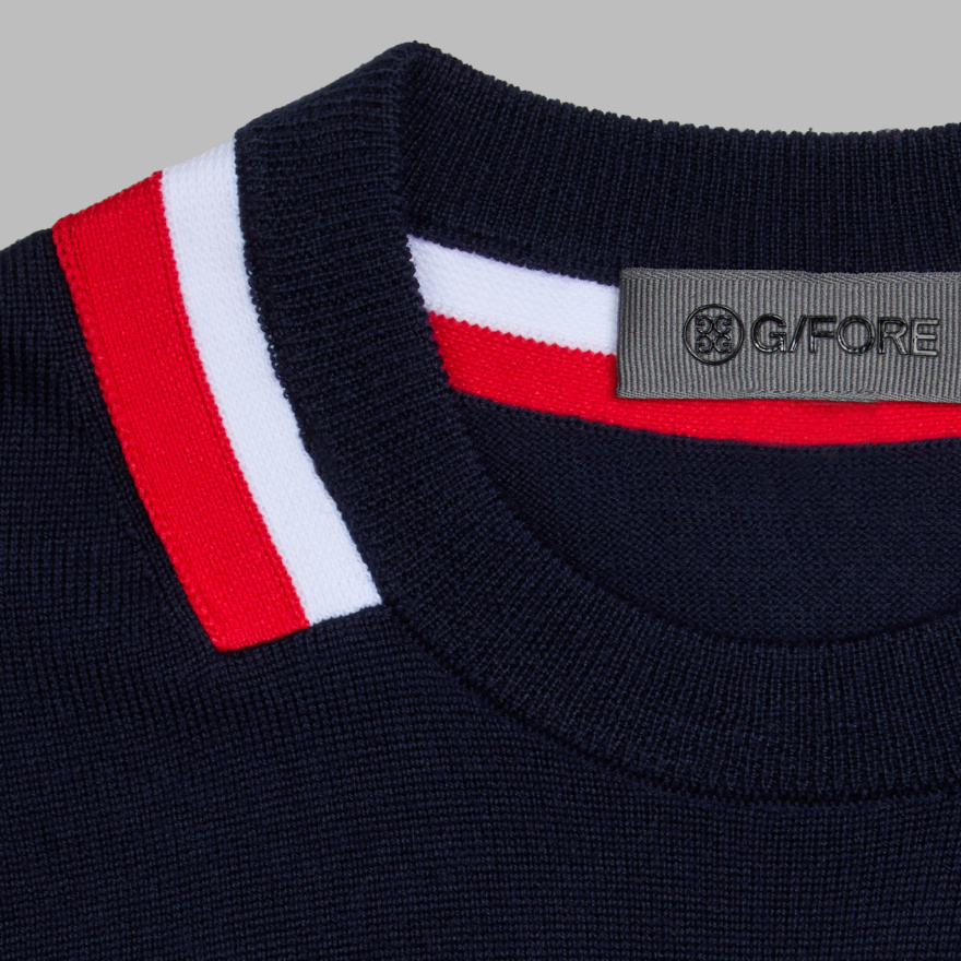 COLOUR BLOCK MERINO WOOL SWEATER - Alternate Image 4