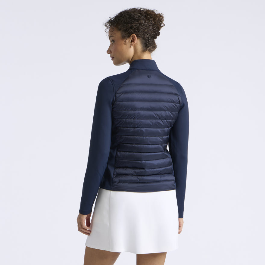 V-DOWN QUILTED HYBRID JACKET in Twilight - Alternate Image 3