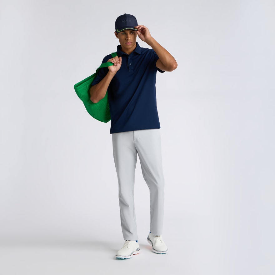 ESSENTIAL PERFORMANCE PIQU&Eacute; POLO in Twilight - Alternate Image 1