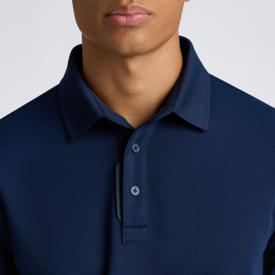 ESSENTIAL PERFORMANCE PIQU&Eacute; POLO in Twilight - Alternate Image 5