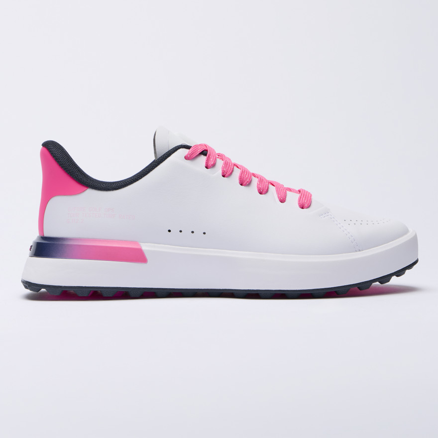 WOMEN'S G.112 LOVE G GOLF SHOE in SNOW / KNOCKOUT PINK - Alternate Image 2