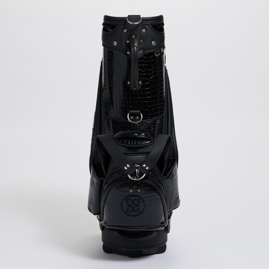 LTD RELEASE NOVELTY CROC-EMBOSSED LEATHER TOUR BAG in Onyx - Alternate Image 3