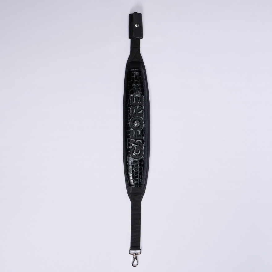 LTD RELEASE NOVELTY CROC-EMBOSSED LEATHER TOUR BAG in Onyx - Alternate Image 8