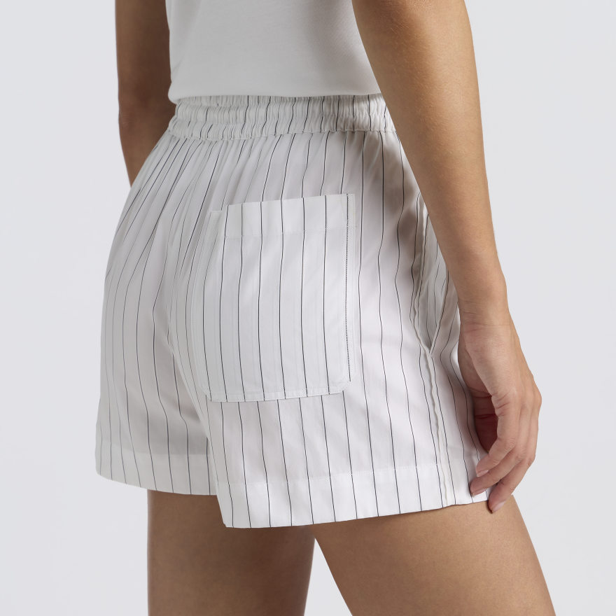 YARN DYE STRIPE WOVEN SHORT in Snow / Onyx - Alternate Image 3