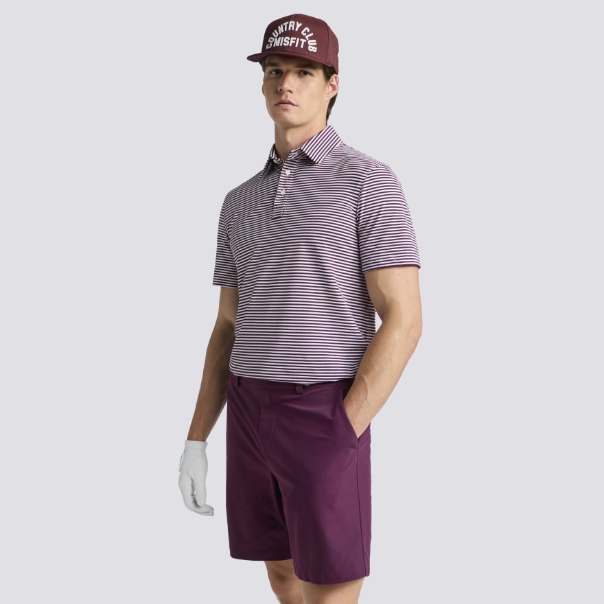 TOUR SHORT in DARK PLUM - Alternate Image 1