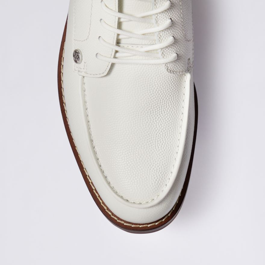 WOMEN'S LTD RELEASE GALLIVANTER DERBY LEATHER LUXE SOLE GOLF SHOE in Snow - Alternate Image 6