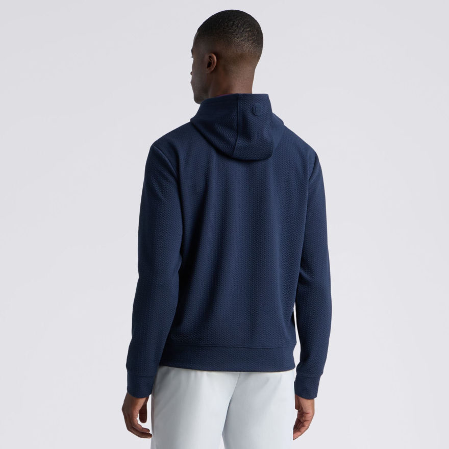 PEBBLE QUILTED HOODIE in Twilight - Alternate Image 3