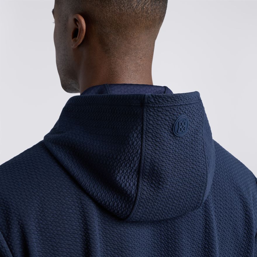 PEBBLE QUILTED HOODIE in Twilight - Alternate Image 4