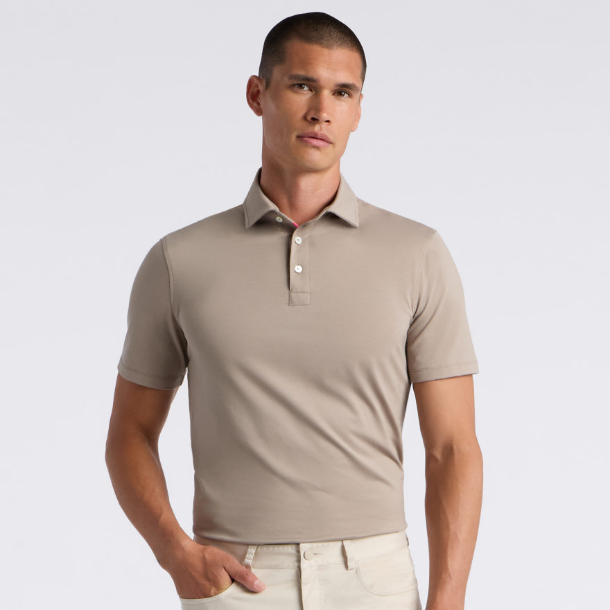 ALL PLAY POLO in Mocha - Alternate Image 2
