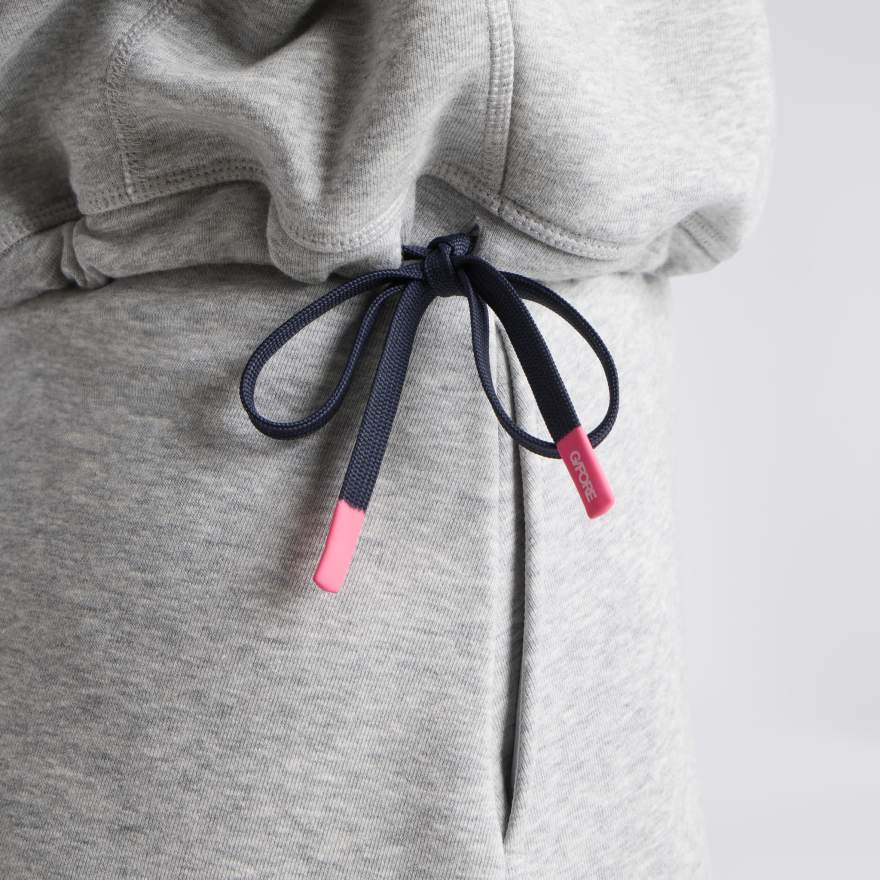FRENCH TERRY 1/4 ZIP PULLOVER in NIMBUS MELANGE - Alternate Image 5
