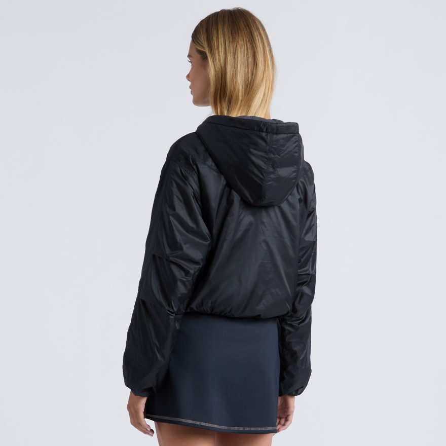POLISHED NYLON JACKET in Onyx - Alternate Image 3
