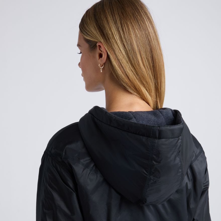 POLISHED NYLON JACKET in Onyx - Alternate Image 4