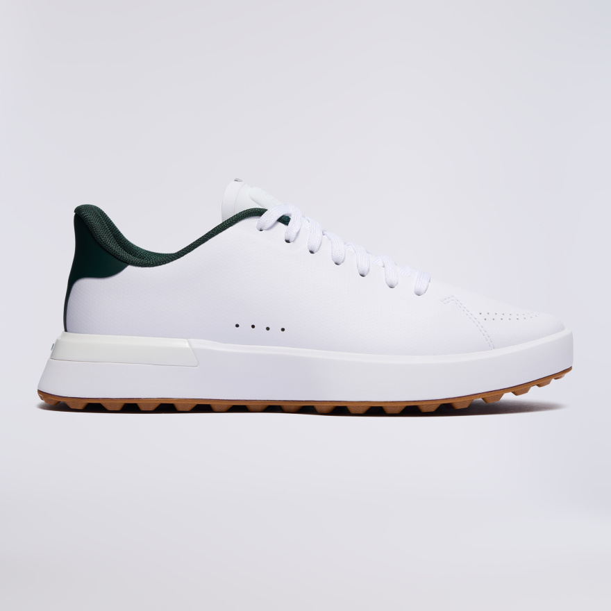 WOMEN'S G.112 PERFORATED GOLF SHOE in Snow/Pine - Alternate Image 2