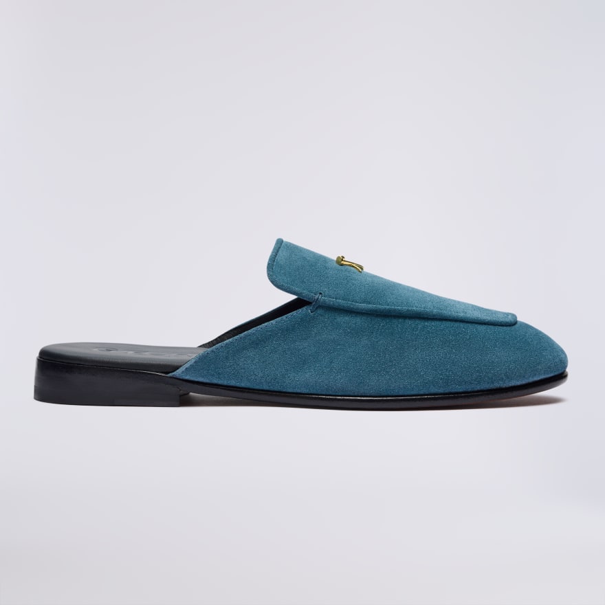 WOMEN'S LTD RELEASE METAL TEES SUEDE FLEX MULE in SEAFOAM - Alternate Image 2