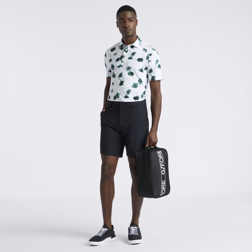 GHOST FLORAL TECH JERSEY POLO in PINE/SNOW - Alternate Image 1
