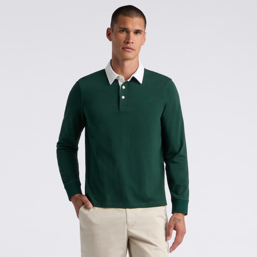 LTD RELEASE THE RUGBY SHIRT in Pine - Alternate Image 2