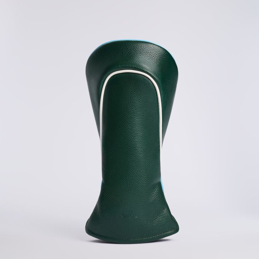CHEVRON STRIPE LEATHER 3-WOOD HEADCOVER in Pine - Alternate Image 1