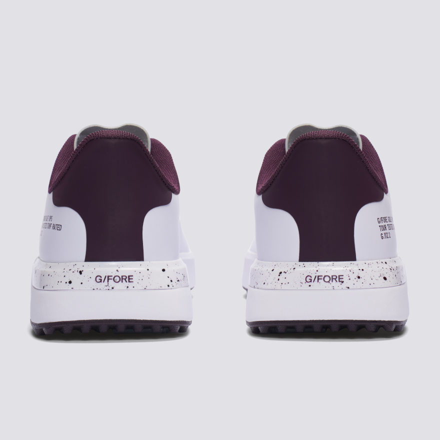MEN'S G.112 GOLF SHOE in SNOW / DARK PLUM - Alternate Image 4