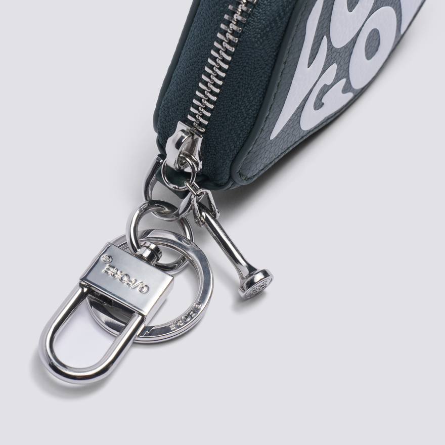 WOMEN'S LTD RELEASE LOVE G LEATHER COIN PURSE KEYCHAIN in Pine - Alternate Image 3